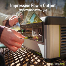 Goal Zero Yeti 300 Portable Power Station, 297Wh LiFePO4, Solar Ready
