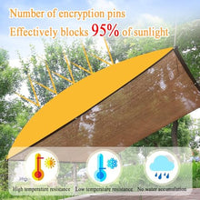 95% Shade NettingBrown Privacy Screen Sunshade for Plant Protection Greenhouse Barn or Kennel (Sizes: 1x2m/3.3x6.6ft) UV Resistant Outdoor Use