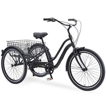 sixthreezero EVRYjourney 7-Speed Hybrid Adult Tricycle Matte Black