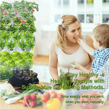 FLTRGO Tower Garden Hydroponics Growing System - Automated Aeroponic Tower Garden,Indoor Smart Garden,Nursery Germination Kit Including Smart Plug,Water Level,Water Pump,10floors
