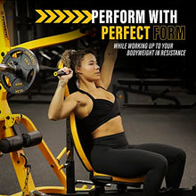 Powertec Fitness Workbench LeverSystem Adjustable Workout Bench Yellow
