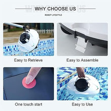 KANGJIEM Automatic Cordless Automatic Pool Cleaner, Electric Vacuum Cleaner for Above Ground Pool & Inground Swimming Pool, Strong Suction, for Above Ground Flat Pool up to 550 Sq.Ft