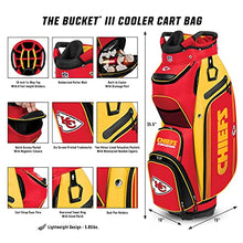 Team Effort Baltimore Ravens Bucket III Cooler Cart Golf Bag Purple