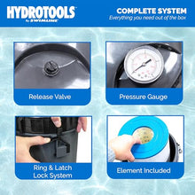 SWIMLINE HYDROTOOLS Above-Ground Pool Cartridge Tank & Replacement Filter Element - 100 Sq. Ft. High-Performance Filtration Sure-Flo System, Pump or Base Not Included