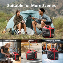 AMERISUN 2500W Portable Gas Inverter Generator, Quiet with CO Sensor