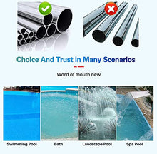 BSNANCA Pool Handrails Pool Rail 304 Stainless Steel 250LBS Load Capacity Silver Rustproof Pool Handrail Humanized Swimming Pool Handrail with Screws (Thick 1.5mm) ()