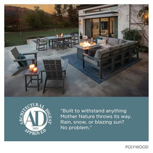 POLYWOOD Modern Adirondack Chair – All-Weather Outdoor Lawn Adirondack Chairs – HDPE, Fade-Resistant & Durable Outdoor Furniture – For Patio, Deck & Fire Pit Chairs – Mahogany Brown