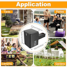 Smoker Hopper Assembly Kit,Electric Pellet Grill Hopper,Vertical Pellet Grill Hopper,with Adjustable Temperature Panel, for Grill, Smoke, Bake