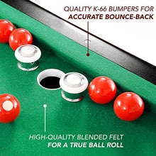 Hathaway Renegade 54-In Slate Bumper Pool Table Black/Green