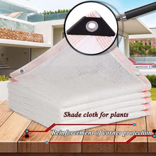 XZZQDZSWMN Garden Shade Netting White Sunblock Shade Cloth 55% Shade Net with Grommets,Breathable Shade Mesh Tarp for Greenhouse Plant Flower 1x2.0 m 2x2.0 m 2x5.0 m 3x5.0 m 3x6.0 m 4x5.0 m(8x20.0 m)
