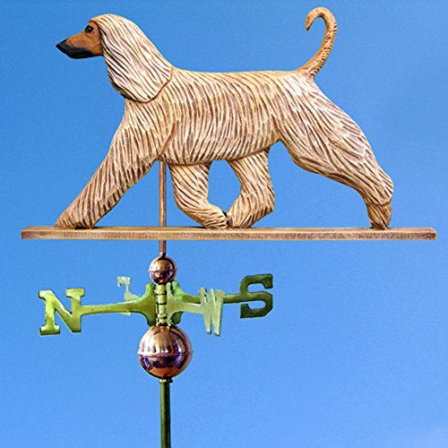 Afghan Hand Carved & Painted Weathervane Fawn 22 Inch