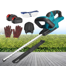 Cordless Hedge Trimmer, Electric Bush Trimmer 18.9 Inches Dual-Action Blades, 3/5" Cutting Capacity Handheld Shrub Pruning Trimmer For Garden, Yard, Lawn, Roadside, Tea Garden,2batteries