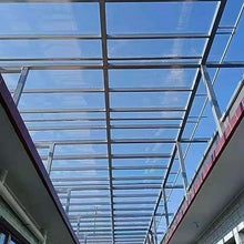 Polycarbonate Roofing Sheet Polycarbonate Roofing Sheet,Lightweight Clear Plastic Sheet PC Transparent Durable Panel,Pergola Roofing Canopy Cover,Anti-UV,for Roofs,Carports,Canopies,Sunrooms and Encl