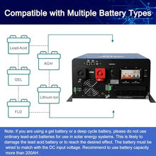 ZLPOWER UL1741 48V Inverter 12KW Solar Hybrid Off Grid 110/220Vac Low Frequency DC 48V AC Input 240V AC Output 120V/240V Split Phase Pure Sine Wave Converter with 2x80A MPPT Charger Controller 12000W