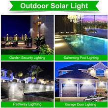 HYUWANGYU Solar Light Outdoor Solar Lamp with Motion Solar LED Light Waterproof Sunlight Powered for Garden Decoration (Size : 2 Piece 102 LEDs) (4 Piece 102 LEDs)