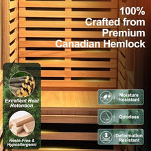 CedarLuma Infrared Sauna with FDA-Certified Red Light Therapy 660nm & 850nm