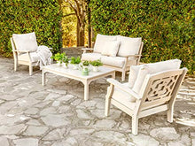 Martha Stewart by POLYWOOD® Chinoiserie Coffee Table in Teak