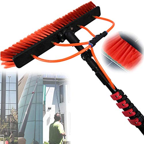 BHFRYU Window Cleaning Telescopic Brush Photovoltaic Panel Cleaning 3.6-11M Solar Panel Brush Water Fed for Window Cleaning Photovoltaic Panel Cleaning Trucks