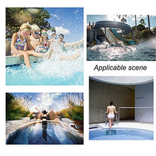 MSHOSAC Sturdy Pool Safety Handrails Swimming Pool Handrails, Stainless Steel Pool Railings Safe Non-Slip with Quick Mount Base, Swimming Pool Hand Rail for Inground Pool Entry, Easy to Instal