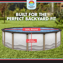 Lake Effect Pools 'Cozumel' 30 ft Round Above Ground Swimming Pool