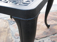 Grand Patio Furniture Perris Collection Cast Aluminum Corner Table for Chaise Lounge, Deep Seating, Side, or End Table