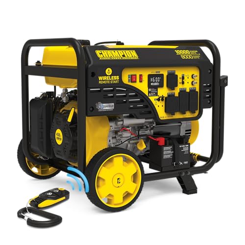 Champion 10,000-Watt Wireless Remote Start Portable Generator