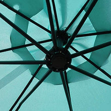 Parasol Outdoor Umbrella Garden Umbrella Umbrella Market Outdoor Table Umbrella Patio Umbrella Push Button Terrace Umbrella Beach Umbrella 2.4 * 2.4m()