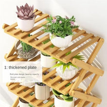 Plant Stand Plant Pot Stand Flower Stand Bamboo Wood Plant Shelf Folding Flower Display Stand Indoor Display Stand Home Patio Garden Plant Shelf Plant Stands Indoor ( Color : A , Size : 73*31*100cm )