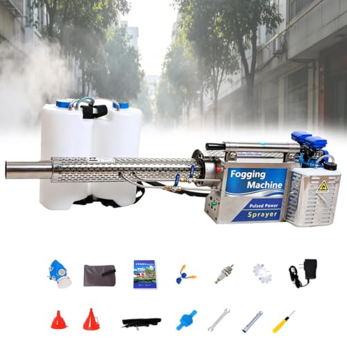 Pvxa Portable Pulse Jet Thermal Fogger, Pulse Jet Thermal Fogger, 360 ° Spray in All Directions 700㎡ in 7-8 Minutes, for Weeds Plants 100