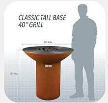 ARTEFLAME Charcoal BBQ Grill and Fire Pit Bundle Rust