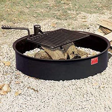 Pilot Rock Fire Pit Ring & Grate - Heavy Duty - 30 in, 3-Pack - Alloy Steel