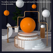 mirror finish garden ball,gazing balls, Garden Gazing Ball,Orange Gazing Ball,Stainless Steel Hollow Ball,Reflective Smooth Sphere for Garden Ornament,Size Optional (Color : Orange) ( Color : Orange
