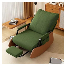 OUTIFUOSSR Rocking Chair, Recliner, Comfortable Balcony, Lazy, Single Sofa, Living Room for Long Periods of Sitting(with Pedals-F)