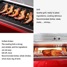 MNSSRN Smokeless Electric Grill with Grill, Yakitori Rack, Grilled French Fries Cage, Grilled Fish Rack, Barbecue Grill, Kebab Rack, Multifunctional Indoor Electric Grill