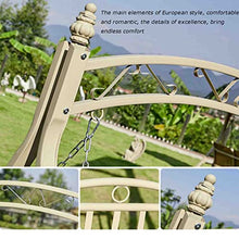 KYTGFH Swing Chair,Balcony Swing Hanging Chair,Sun Lounger,for Adults Patio Garden Backyard and Poolside