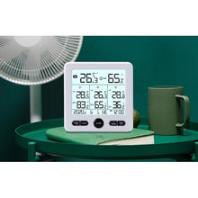 ABS Large Screen with Color Indoor Outdoor Digital Temperature Humidity Meter
