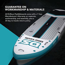 Driftsun Inflatable Paddle Board Teal 12ft x 45in Extra Wide Stand Up SUP Package
