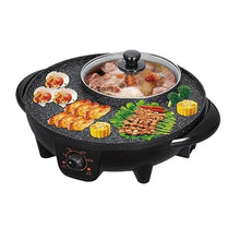 Hot Pot Barbecue Integrated Pot Home Smokeless Electric Barbecue Pan Roaster Electric Grill Kitchen Appliances