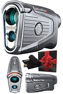 PlayBetter Bushnell Golf Pro X3 Laser Rangefinder with Slope +Gift Box Bundle