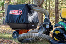 Agri-Fab Soft Top Mow-N-Vac Tow Behind Lawn Vacuum, 29 Cu Ft Leaf and Grass Collection System with 208cc Engine