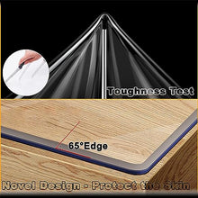 AYLFBFU Table Cloth Vinyl 31x197 Inch, Oil Spill Proof, Heat-Resistant, Clear Plastic Table Cover Protector Assorted Sizes, Plastic Sheet for Floors, Gardens and Turf, Clear 2mm