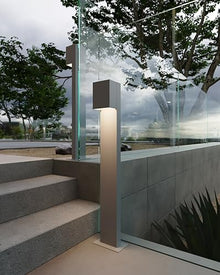 Sonneman Inside Out™ Box 28" LED Bollard - Textured Gray