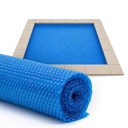 Sun2Solar Blue 33 ft x 33 ft Square Pool Solar Cover | 1200 Series