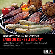 Weber The Ranch Charcoal Kettle Grill Black