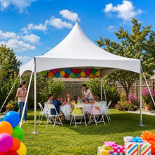 TentandTable 15' x 15' Premium High Peak Frame Party Tent, White Top