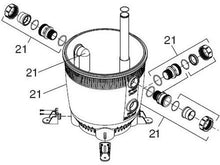 Zodiac R0465400 Tank Bottom Assembly Replacement for Zodiac Jandy CV Series Cartridge Pool and Spa Filters