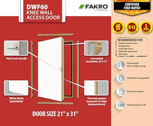 DWF60 Wall Hatch 21 in. x 31 in. Wooden Fire Rated Insulated Access Door