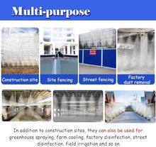 Low Pressure Mist Nozzles for Outdoor Cooling Systems - High Spray with 1/4" Quick Coupling, Nickel-Plated Brass(2543inch/90m/295ft)