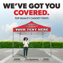 LookOurWay Custom Canopy Tent 10x10 - Pop Up Tent for Outdoor Events with Custom Branding