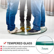 Table Top Tempered Kitchen Dining Table Top, Round Glass Table Protector Topper, Glass Round Replacement Protector Cover 400 Mm, Tempered Glass Table Top, Round Transparent Dining/Coffee/Garden Table